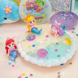 Kawaii Mermaid Cove Clear Signature Dome Slime