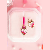 Rainbow Heart Charms