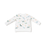 Angel Dear Soft Dinos Sweatshirt + Jogger (French Terry Green)
