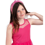Hot Pink Sequin Glinda Sparkle Girls Knot Fashion Headband
