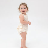 Angel Dear Vintage Mini Bows Ruffle Tank Bubble