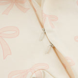 Oh Baby! Big Bows Pink Footie (Milk)