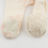 Oh Baby! Big Bows Pink Footie (Milk)