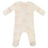 Oh Baby! Big Bows Pink Footie (Milk)