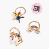 Super Smalls Gloss It Rainbow Lip Gloss Ring Set