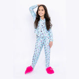 Preppy Goose Puppies Long Sleeve Jersey Pajama Pant Set