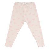 Oh Baby! Mini Bows Ruffle Slouch Sweatshirt & Legging Set (Pale Pink)