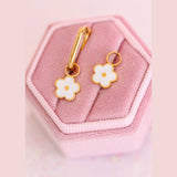 White Flower Charms
