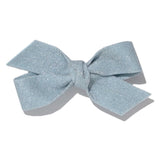 Petite Hailey Glitter Bow Clip