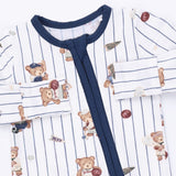 Angel Dear 2 Way Zipper Footie - Mixed Sports Bears