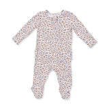 Angel Dear 2 Way Ruffle Back Zipper Footie - Hazel Floral