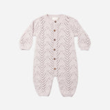 QUINCY MAE Long Sleeve Bubble Romper - Lilac Mist