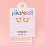 Pierced Co. 6mm Gold Huggies