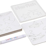 Floss & Rock Magic Water Colour-in Cards (Deep Sea)
