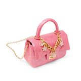 Zomi Gems Classic Sparkle Top Handle Handbag - Pink Lemonade