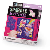 Crocodile Creek Sparkle Scratch Art - Magical Friends