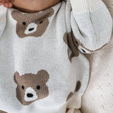 Luna + Luca Little Bear Jacquard Sweater