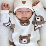 Luna + Luca Little Bear Jacquard Sweater