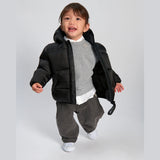 7AM Ultra Warm "Compact Roll Me Puffer" - Black