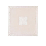 Barefoot Dreams Cozy Chic Satin Trim Receiving Blanket 30”x30” - Pink