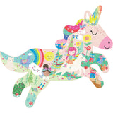 Floss & Rock 120pc Shaped Puzzle - Rainbow Fairy/Unicorn