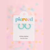 Colored Huggies Earrings