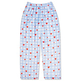 Iscream Gingham Hearts Plush Pants