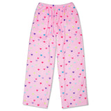 Iscream Gingham Heart Confetti Plush Pant