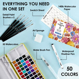 Grabie All-in-One Premium Watercolor Set of 50