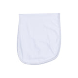 Angel Dear Stripe Classic Blue 2 Ply Burp Cloth w/ Binding