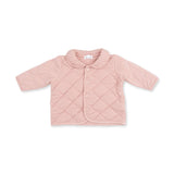 Angel Dear Button Quilted Jacket - Pink