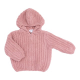 Angel Dear Chenille Hooded Jacket - Rose