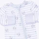 Angel Dear Airplane Stripe - Convertible Romper