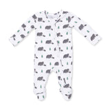 Angel Dear Black Bears - 2 Way Zipper Footie