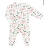 Coccoli Modal Zipper Flowers Footie