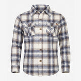 Appaman Off White Plaid Flannel Shirt (