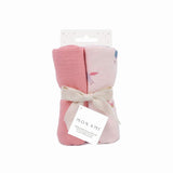 Mon Ami Burp Cloth Set Chateau Magique/Pink (2 pack)