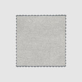 Barefoot Dreams CozyChic Stripe Scallop Receiving Blanket 30x30 -  FADED ROSE-CREAM (Copy)
