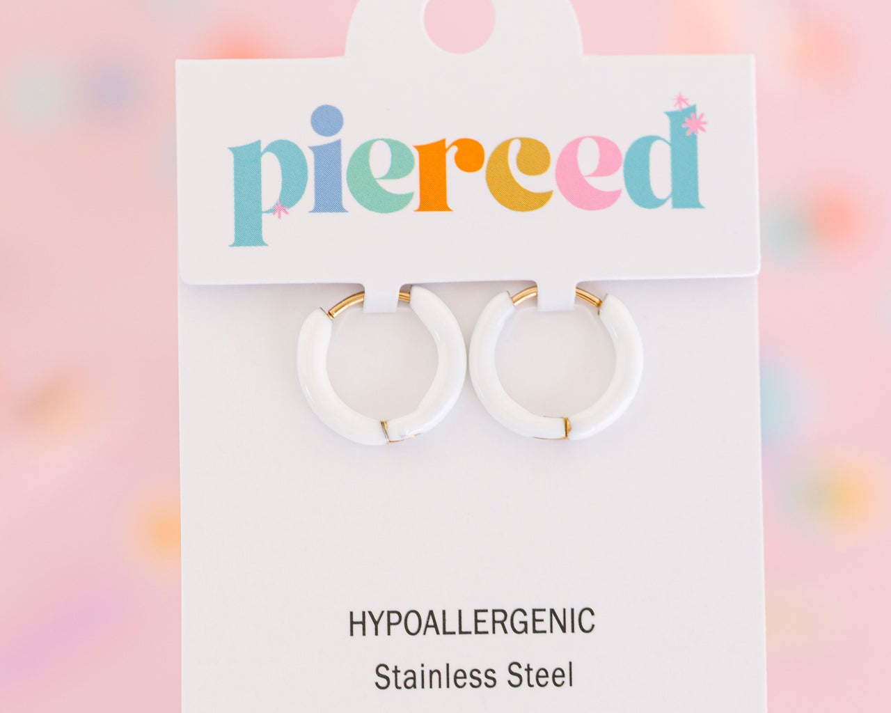 Pierced Color Huggies