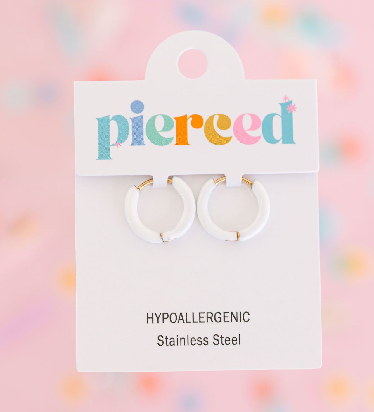 Pierced Color Huggies