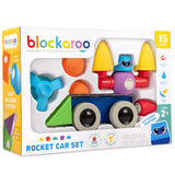 Blockaroo Magnetic Foam Blocks Rocket Car Set