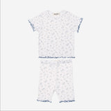 Petite Hailey Berry Pattern PJ Set (Blue)