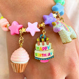 CHARM IT! GOLD BIRTHDAY CAKE CHARM
