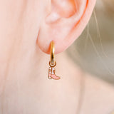 Pierced Cowgirl Boot Charms
