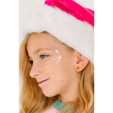 Pierced Red Bow Post Earrings