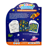 OOLY Playful Pages Activity Book - Games Coloring Stickers - Pets in Space