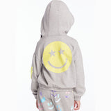 Chaser Glitter Smiley Girls Pullover Hoodie & Smiley Daze Sweatpant Set