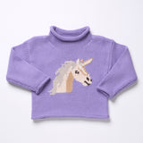 Pink Chicken Girls Classic Sweater - Unicorn