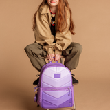 STATE Bag Kane Double Pocket Large Backpack Lilac Chevron (F255I486559)