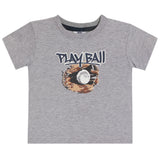 Mish "Play Ball " Grey Tee